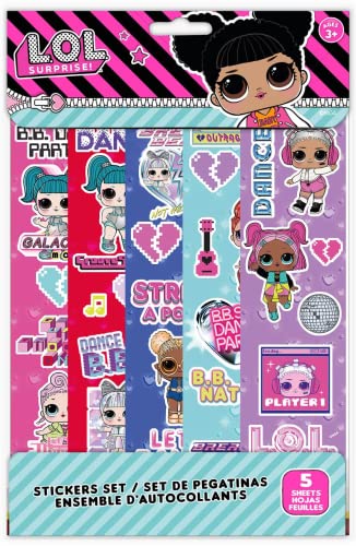 Kids Euroswan LOL Surprise Aufkleber, Cartoon, Rosa, Wasserdicht, Sticker-Set von Kids Euroswan