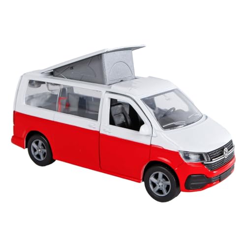 Kids Globe VW Transporter Wohnmobil Die Cast Pull Back 13,5cm, Spielzeug für Kinder, 520362 von Kids Globe