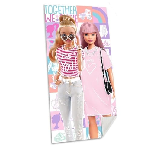 Kids Licensing BB00017 Barbie Badetuch, bunt von Kids Licensing