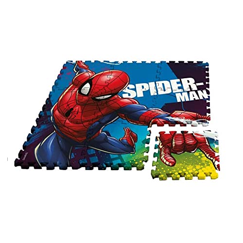 Unbekannt KL85580 Schaumstoff Tasche, Spider Bodenpuzzle, bunt, One Size von Kids Licensing