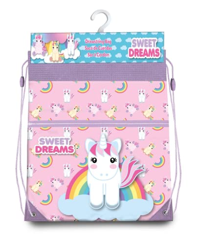 sweet dreams Turnbeutel 42cm, Turnbeutel aus strapazierfähigem Polyester. Auch verwendbar als stylischer Rucksack für z.B. den Strandausflug, KL82684, Kids Licensing, Farbig von Kids Licensing