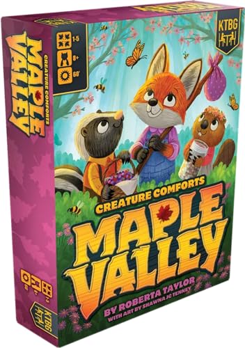 Maple Valley Basisspiel von KTBG, Strategie-Brettspiel von Kids Table Board Gaming