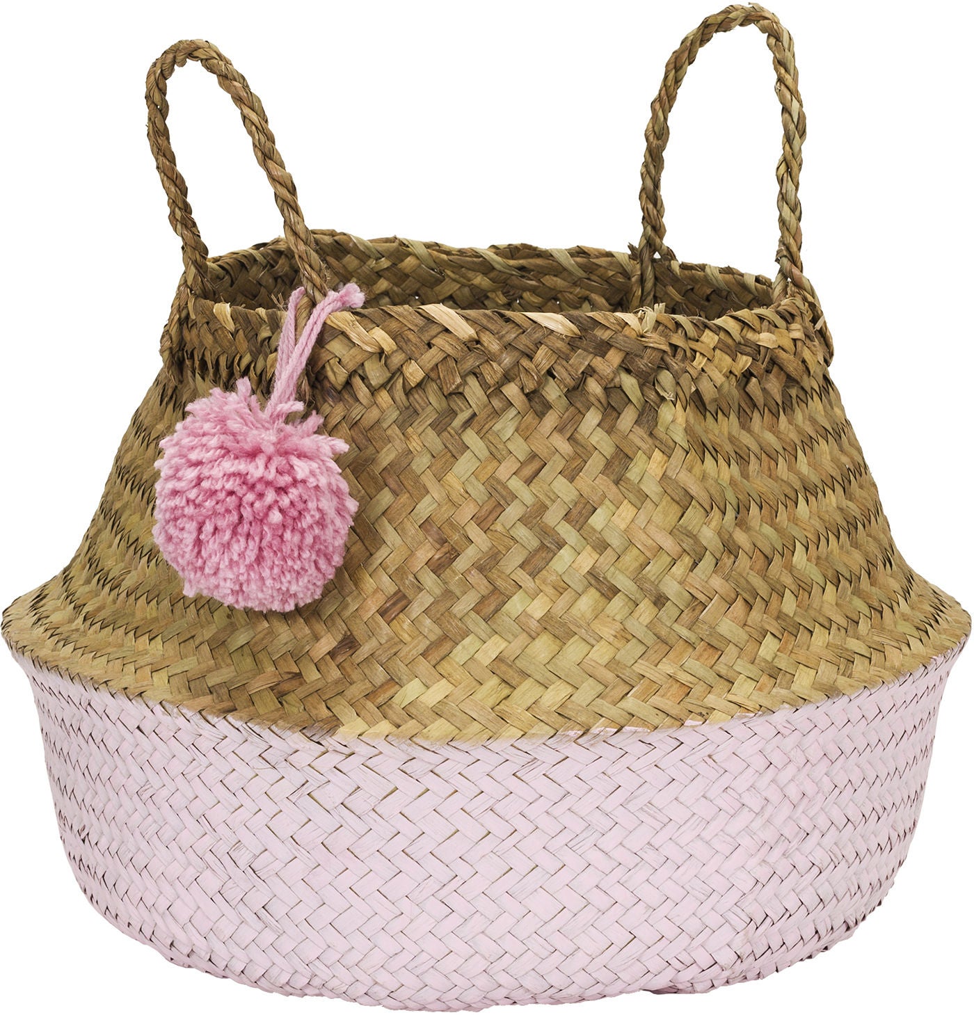 KidsDepot PomPom Aufbewahrungskorb Large, Pink von KidsDepot