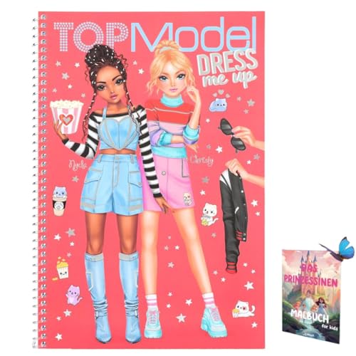 Kidstell TOPModel Cutie Star - Dress Me Up Stickerbuch eBook Ausmalbuch Prinzessin von Kidstell