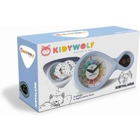 Kidywolf - Analoger & digitaler Wecker hellblau von Kidywolf