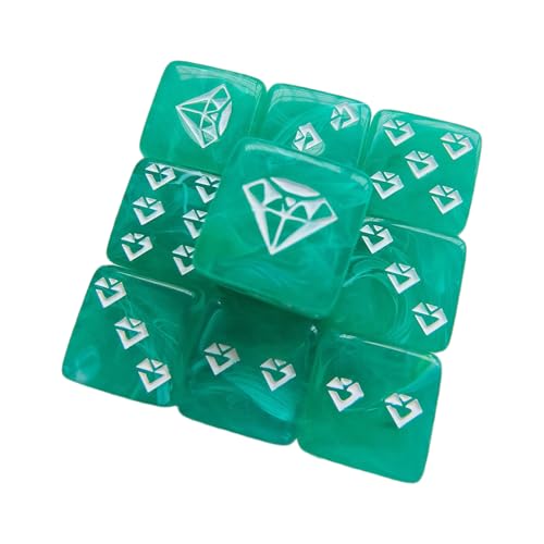 10pcs Round Corner Sechside Dices Rollenspiel Spiel Dices Math Counting Teaching Tool Für Brettspiel KTV Party Acryl Dices Geschenk 10pcs Round Corner Sechside Dices Rollenspiel Spiel Dices Math Counting Teaching Tool Für Brettspiel KTV Party Acryl Dices Geschenk von KieTeiiK