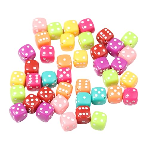 50 PCs/Setzen Sie Farbenfrohe Dices Sechs Seiten Dices Acryl Dices Spiel Dices Brettspiel ACESSORES Für Heimfeiern 50 PCs/Setzen Sie Farbenfrohe Dices Sechs Seiten Dices Acryl Dices Spiel Dices Brettspiel ACESSORES Für Heimfeiern von KieTeiiK