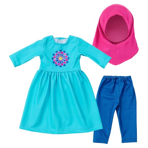 Buntes Kleid Muslime Hijab Für 18 Zoll Mädchen Puppenhosen Pajama Mädchen Geburtstag Geschenke Elegante Obsthosen Babypuppenkleidung Set Buntes Kleid Muslime Hijab Für 18 Zoll Mädchen Puppenhosen Pajama Mädchen Geburtstag Geschenke Elegante Obsthosen Babypuppenkleidung Set von KieTeiiK