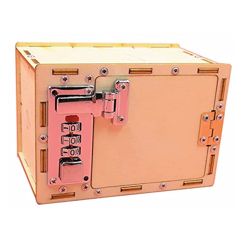 Cryptex Strongbox Sicherheitsbox DIY Modellbausätze Geschenk Für Studenten Verbesserung Der Praktischen Fähigkeiten DIY Passwortbox Wissenschaftsprojekte Geschenke Kinder von KieTeiiK