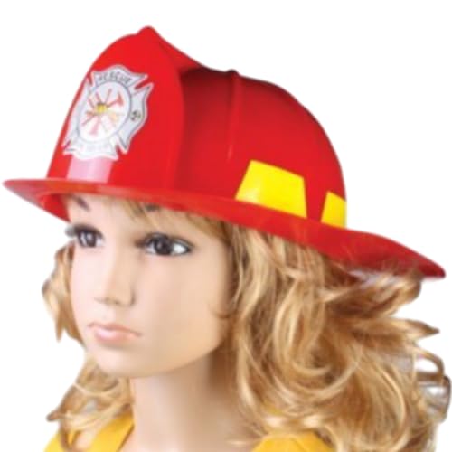 KieTeiiK Kinder Feuerwehrmann Hut Feuerwehrmann Kostüm Feuerwehrmann Helm Halloween Dress Up Requisiten Lustige Partyhüte Frauen Feuerwehrmann Helme von KieTeiiK