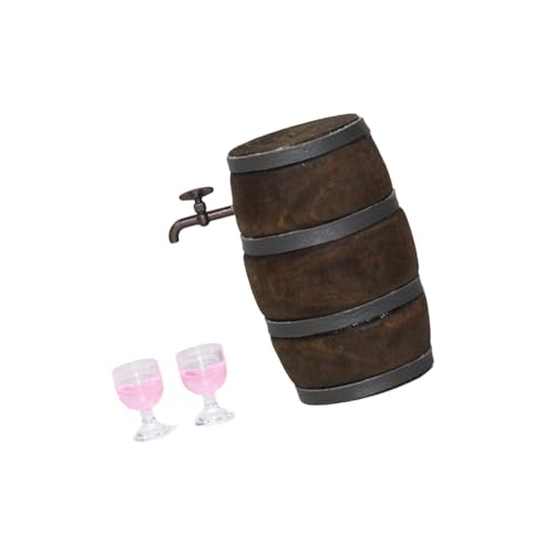 KieTeiiK Miniaturweinfässer Mit Weingläser Dekoration Für 1/12 Puppenhausbegeisterte Und Bastelprojekt Display Möbel Puppenhaus Miniatur Dekorative Accessoires KieTeiiK Miniaturweinfässer Mit Weingläser Dekoration Für 1/12 Puppenhausbegeisterte Und Bastelprojekt Display Möbel Puppenhaus Miniatur Dekorative Accessoires von KieTeiiK