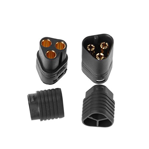 KieTeiiK Toys,MT60 3,5 mm Stecker auf Buchse Konvertierungsadapter Konvertierungsadapter Steckverbinder für Regler Motor kabelloses Auto Boote Zubehör von KieTeiiK