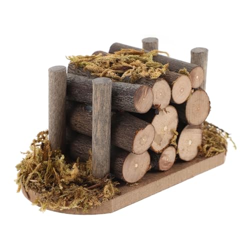 KieTeiiK Winziger Holzbrennholz Stapel Für Feengarten Zeigt Miniaturlandschaftszubehör Mit Farbdetail Dekorative Miniaturholzhaufen Mit Beleuchtung KieTeiiK Winziger Holzbrennholz Stapel Für Feengarten Zeigt Miniaturlandschaftszubehör Mit Farbdetail Dekorative Miniaturholzhaufen Mit Beleuchtung von KieTeiiK