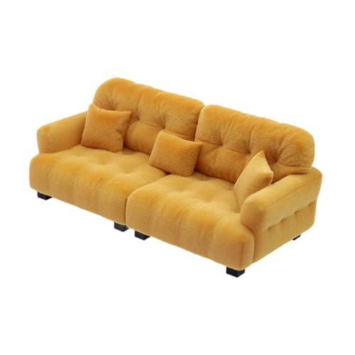 KieTeiiK Miniatur Wohnzimmer Sofa Couch Modell Detaillierte Verschiebung Puppenmöbel 1/12 Maßstabmodell Für Collector Doll Sofa Für Sammler KieTeiiK Miniatur Wohnzimmer Sofa Couch Modell Detaillierte Verschiebung Puppenmöbel 1/12 Maßstabmodell Für Collector Doll Sofa Für Sammler von KieTeiiK