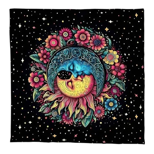 Tarots Tischdecke Altäre Stoff Sonnenmond/Eule Astrologie Tischdecke Gottesart Wandperson Wanddekoration Göttisch Kartentisch Wand Dekore Tarots Tischdecke Altäre Stoff Sonnenmond/Eule Astrologie Tischdecke Gottesart Wandperson Wanddekoration Göttisch Kartentisch Wand Dekore von KieTeiiK