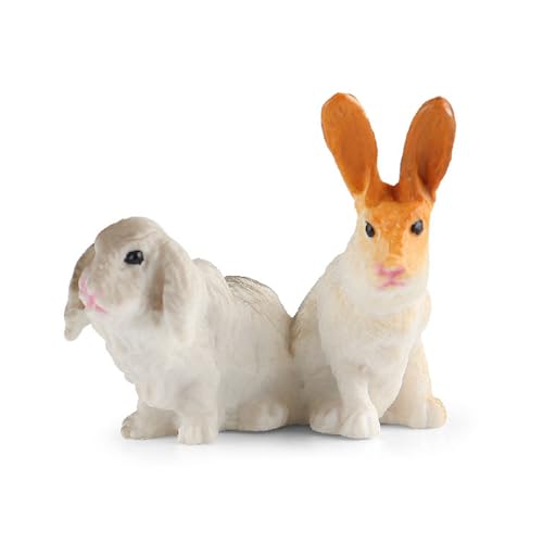 Verspielte Kaninchen Tierfigur Miniatur Hasen Für Party Dekoration Geburtstagsgeschenk Weihnachtsparty Zubehör Heimdekoration Basteln von KieTeiiK