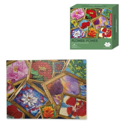 Kikkerland GG183 Malerei Blumen Puzzles, bunt von Kikkerland