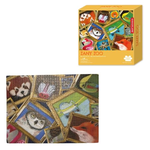 Kikkerland GG184 TIERFARBEN Puzzles, bunt von Kikkerland