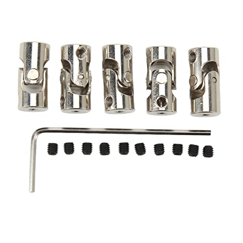 5pcs 2mm Universal Gelenkwelle Kopplung 2 Abschnitt Universalgelenker Kopplungsstecker für RC -Autoboot von Kikumi