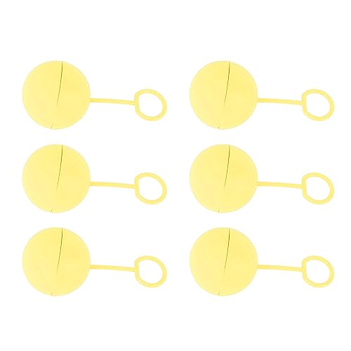 6 Wiederverwendbare Wasserballons mit Schnellem Silikontransportring, Selbstverstärkung (Gelb) von Kikumi