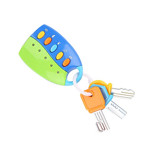 Baby Spielzeug Smart Key Fernbedienung Auto Control Musical Pretend Spielen für Kinder Bildung Spielzeug (Blau) von Kikumi