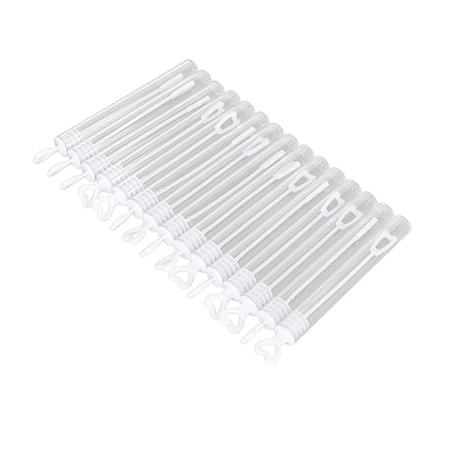 Bubble Wands Bulk, 50 Stück Auslaufsichere Transparente Bubble Wands für Party von Kikumi