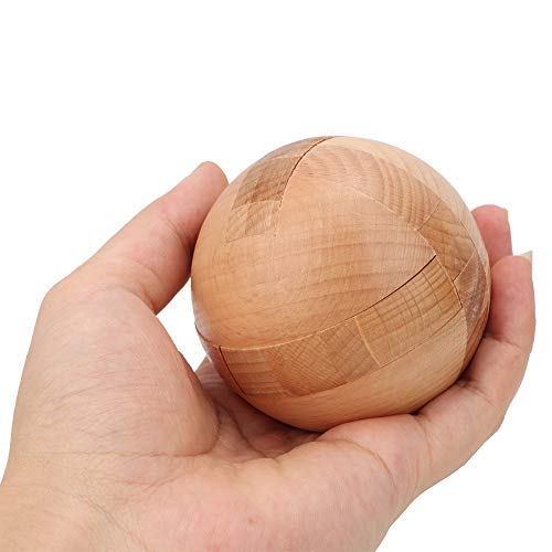 Holz Kinder Intelligentes Puzzle Ball Lock Baustein Lernspielzeug von Kikumi