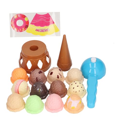 Ice Cream Balancing Game Learning Pretend Play Food Ice Cream Cone Play Game für Kinder Tisch von Kikumi