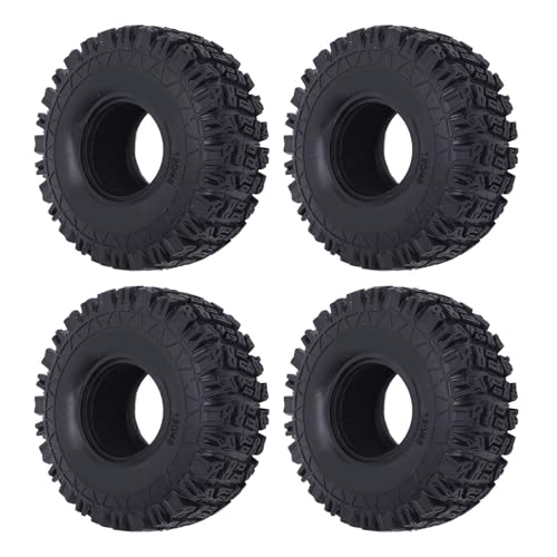 Kikumi 4 PCs 120 X 46 Mm RC -Crawler -Reifen 1/10 Ausgezeichneter Traktionshoch -Simulationsrad -Reifen für 1/10 RC Crawler -Reifen von Kikumi