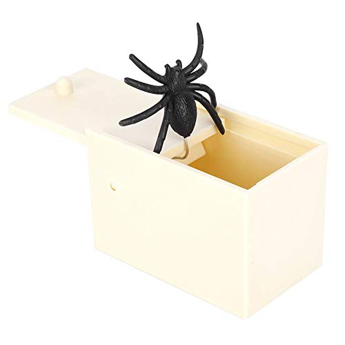 Kikumi Simulation Fake Spider Box Lustiges Trickspielzeug für Halloween Aprilscherz von Kikumi