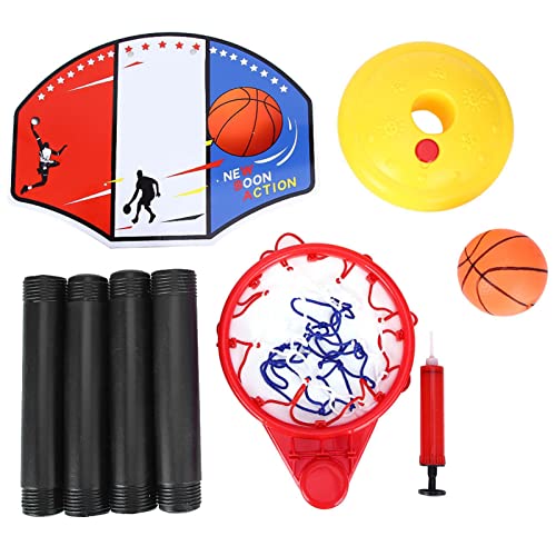 Kikumi Tragbares, Verstellbares Miniatur-Basketball-Set, Spielzeug für Training, Outdoor-Indoor-Sportgeschenke von Kikumi