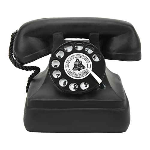 Rotary-Telefonmodell, Vintage-Festnetz-Ornament, Klassisches Zifferblatt-Telefonmodell Im Alten Stil für den Schreibtisch zu Hause von Kikumi