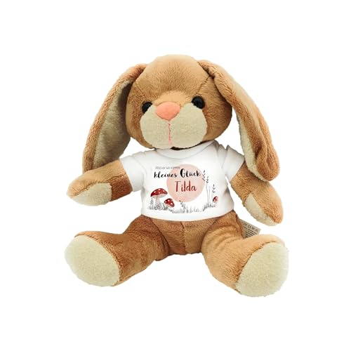 Kilala personalisierter Hase Kuscheltier zur Geburt mit Wunschname Babygeschenk Geburtsgeschenk patentane Patenonkel arbeitskollegen Mitarbeiter (Glückspilz) von Kilala