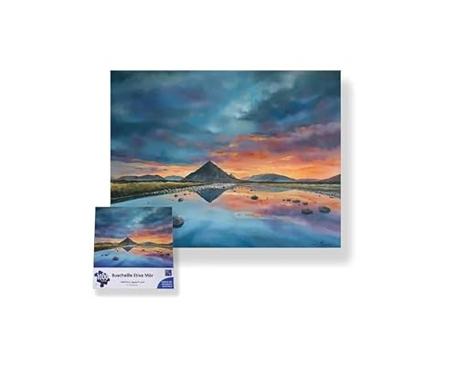 Scottish Munro Hill 'Buachaillie Etive Mor' 1000 Teile Puzzle von Kilts Wi Hae