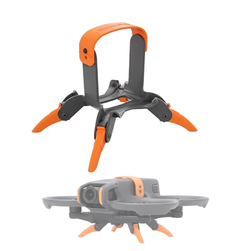 Kimyoaee Avata 2 Fahrwerksbein für DJI Avata2 FPV RC Kamera Drohne Zubehör Faltbare Höhenverlängerung Erweiterungen Unterstützung Gimbal Bracket (Orange) von Kimyoaee