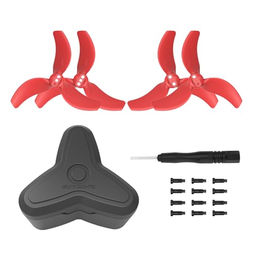 Kimyoaee Avata 2 Propellerhalter Koffer Set für DJI Avata 2 FPV Drone 3032S Prop Blades Guard Cover Zubehör Ersatz 2 Paare von Kimyoaee