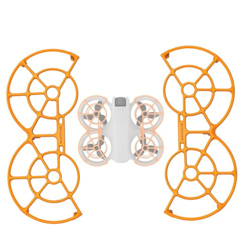 Kimyoaee Propellerschutz für DJI Neo Mini Drohne Zubehör Propeller Protector Anti-Kollisionsringe Stoßstange (Orange) von Kimyoaee