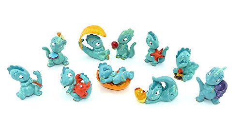 Kinder Überraschung, Drolly Dinos 1993 alle 10 Figuren (Komplettsätze) von Kinder