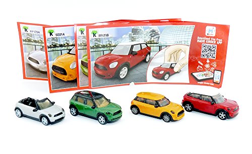 Kinder Überraschung Satz Mini Zwei mit Allen Beipackzetteln (FF170A, FF171B, SD214, SD244) von Kinder