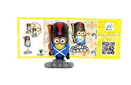 Napoleon Minion mit blauer Hose + Beipackzettel. Ü-Eier Variante (Die MINIONS) von Kinder