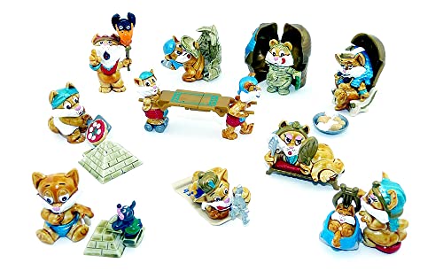 Kinder Überraschung, 10 Miezi Cats Figurensatz von 1998 (Komplettsatz) von Kinder