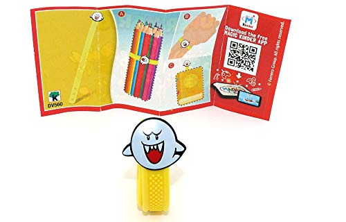 Kinder Überraschung Super Mario Armband mit Boo als Motiv und Beipackzettel DV560 von Kinder