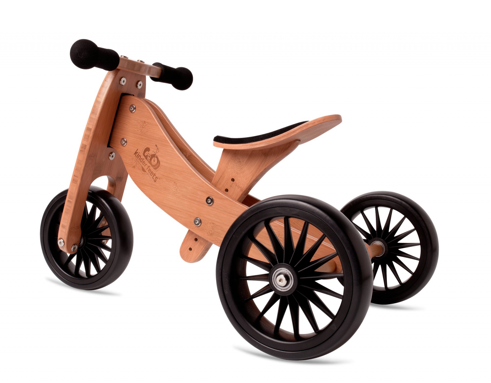 Kinderfeets TinyTot Plus 2-in-1 Balance Bike Bamboo von Kinderfeets