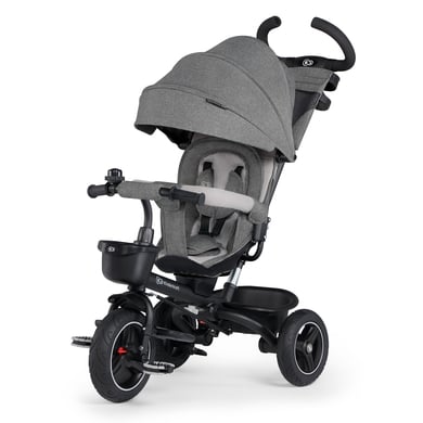 Kinderkraft 5 in 1 Dreirad SPINSTEP, platinum grey von Kinderkraft