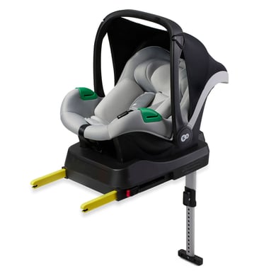 Kinderkraft Autokindersitz MINK PRO i-Size Kindersitz mit MINK FX-Basisstation grey von Kinderkraft