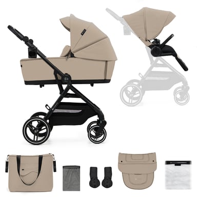 Kinderkraft Kinderwagen YOXI 2in1 Sand Beige von Kinderkraft