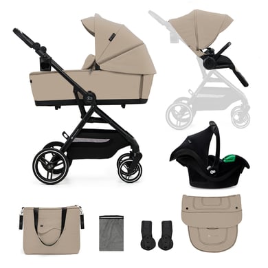 Kinderkraft Kinderwagen YOXI 3in1 Sand Beige von Kinderkraft