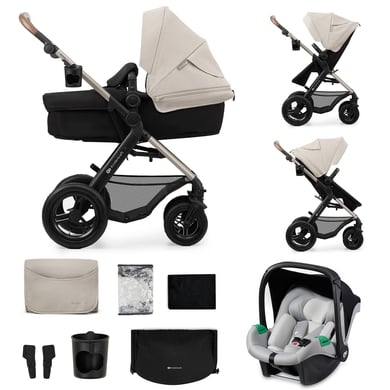 Kinderkraft Kombikinderwagen 3 in 1 MOOV 2 Air Moonlight Grey von Kinderkraft