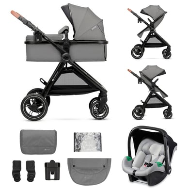 Kinderkraft Kombikinderwagen ESME 3in1 Moonlight grey von Kinderkraft