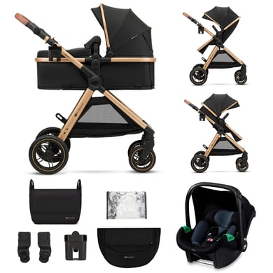 Kinderkraft Kombikinderwagen ESME 3in1 Pure Black von Kinderkraft